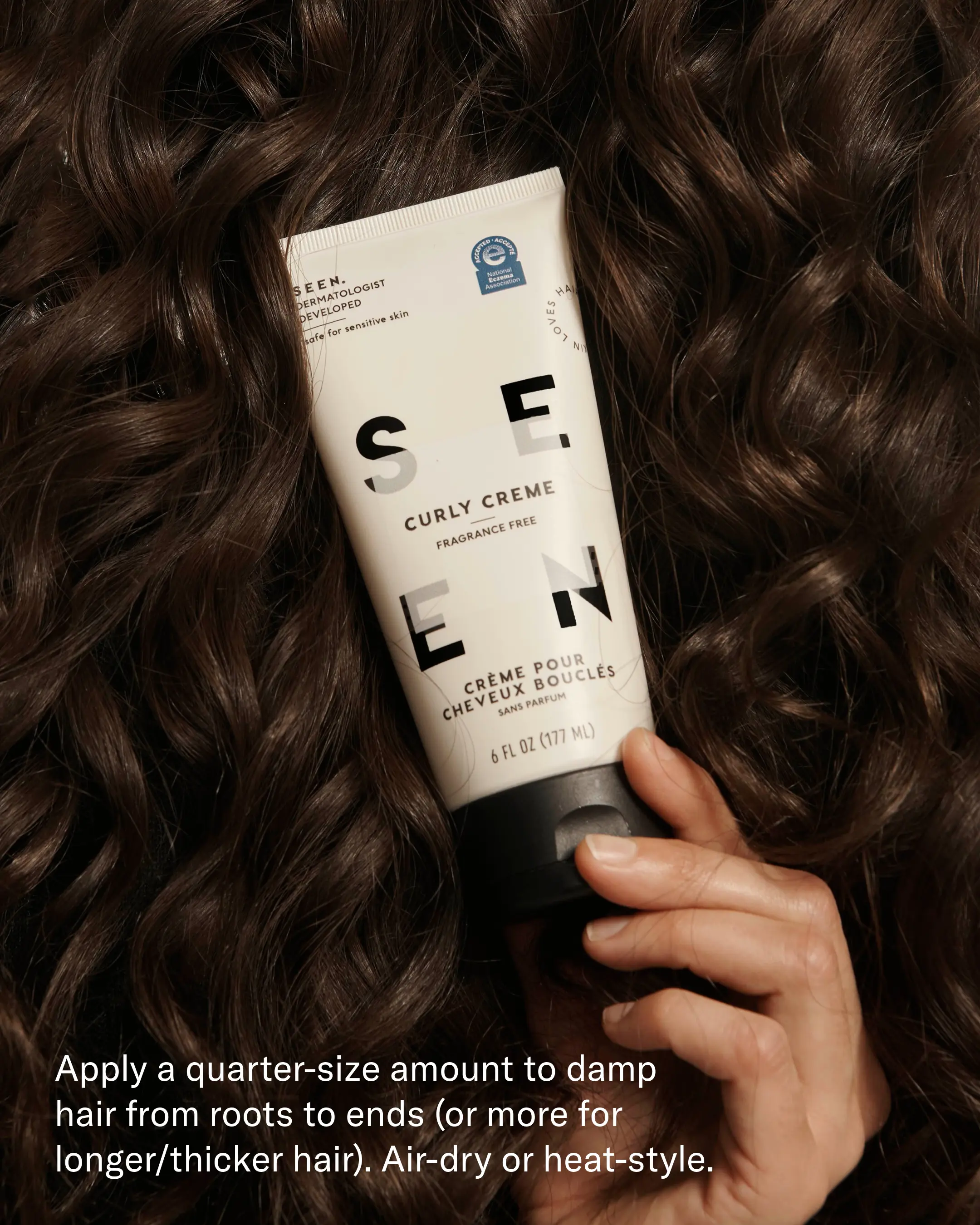 SEEN Curly Creme, Fragrance Free - Image 4