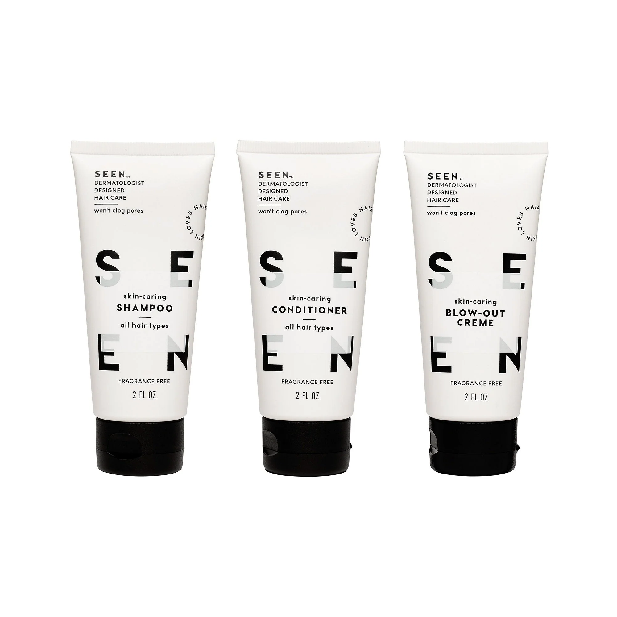 SEEN Travel Trio, Fragrance Free