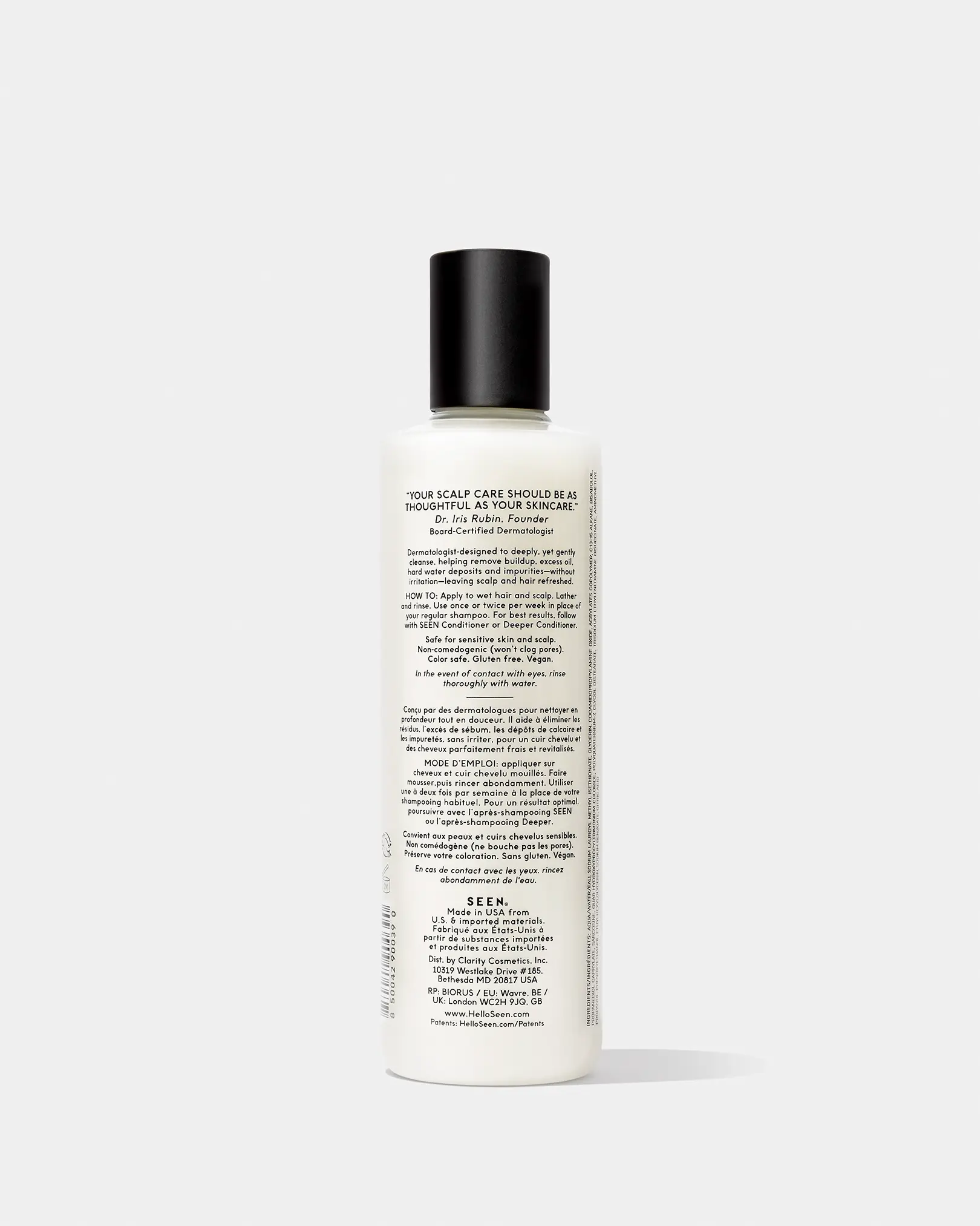 SEEN Scalp Clarifying Shampoo, Fragrance Free - Image 8